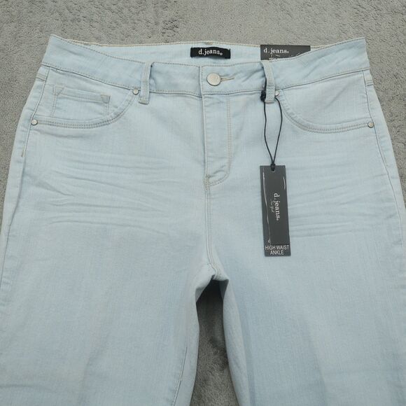 D. Jeans Women's Size 14 Blue High-Waist Ankle Modern Fit Denim 27" Inseam NWT - Picture 12 of 16